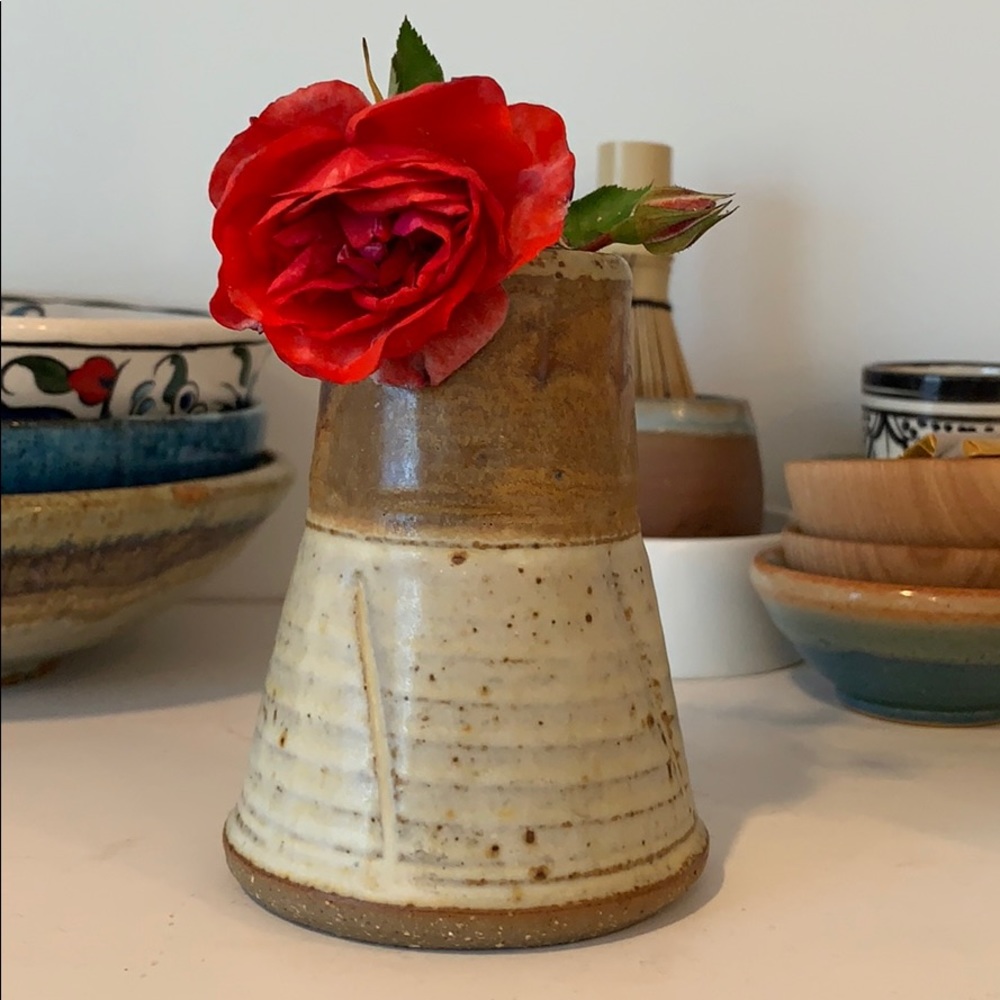Wally Smith Ceramic Vintage Vase Mid-century